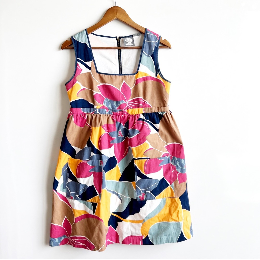 Girls From Savoy Anthropologie Sleeveless Mini Multicolor Dress Size 6